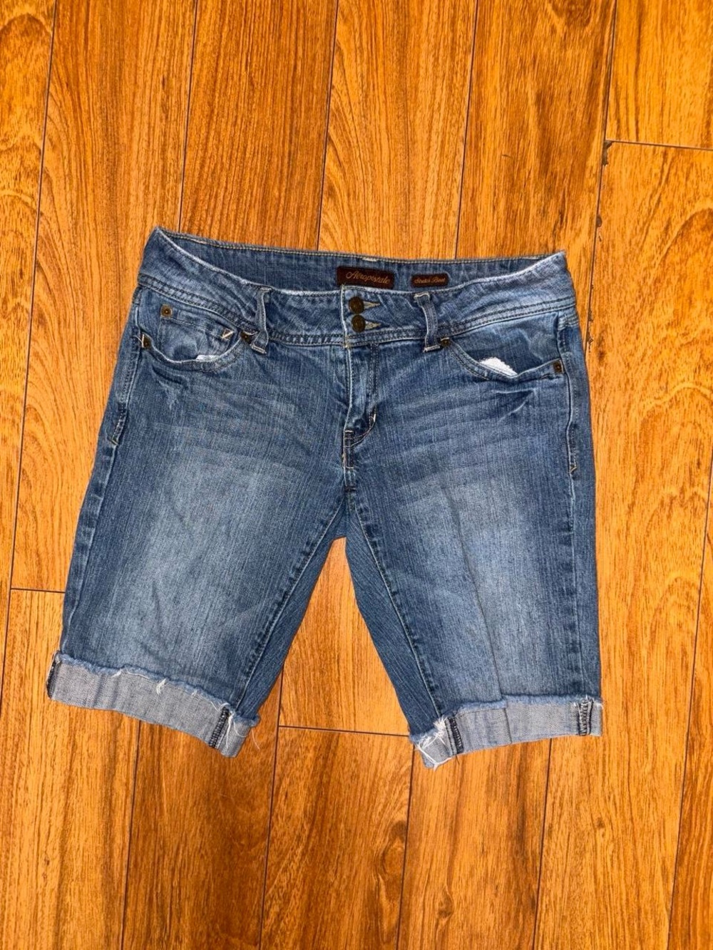 Vintage Aeropostale denim bermuda shorts